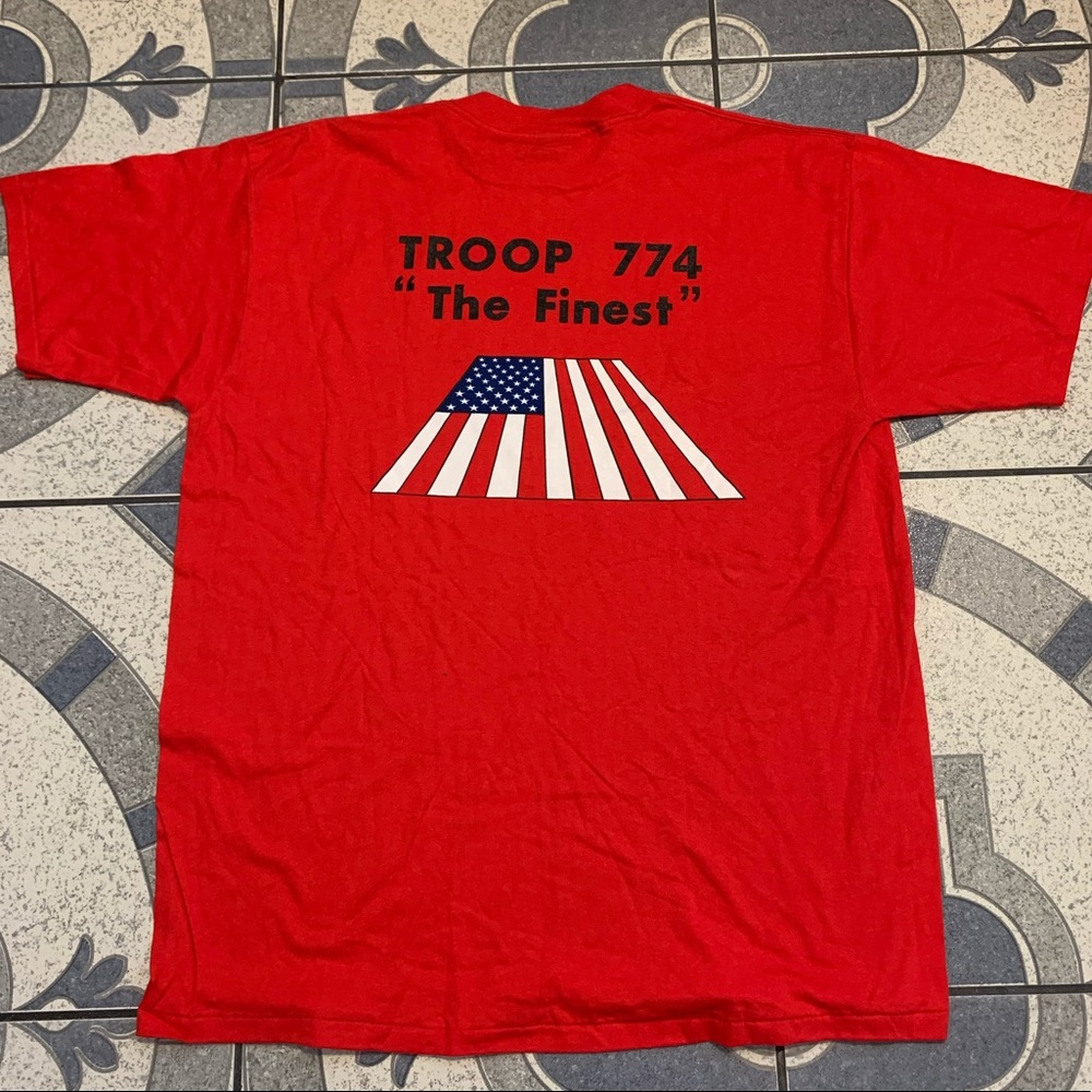 NWOT Troop 774 Graphic Single-Stitched Tee Sz XL